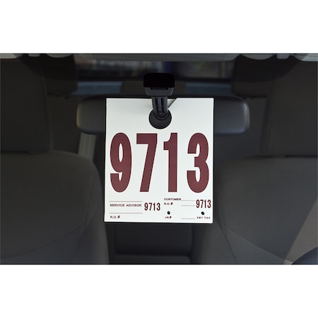 Petoskey Plastics 9,000-9,999 Dispatch Numbers, Dual Sided Heavy Cardstock FB-P9933-59